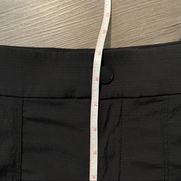 Athleta Black Shorts with Zippered Pockets Nylon and Spandex - Picture 7 of 10